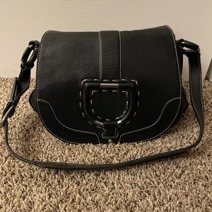 Authentic Dolce&Gabbana leather saddle bag